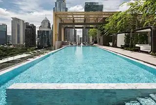 Infinity swimming pool
